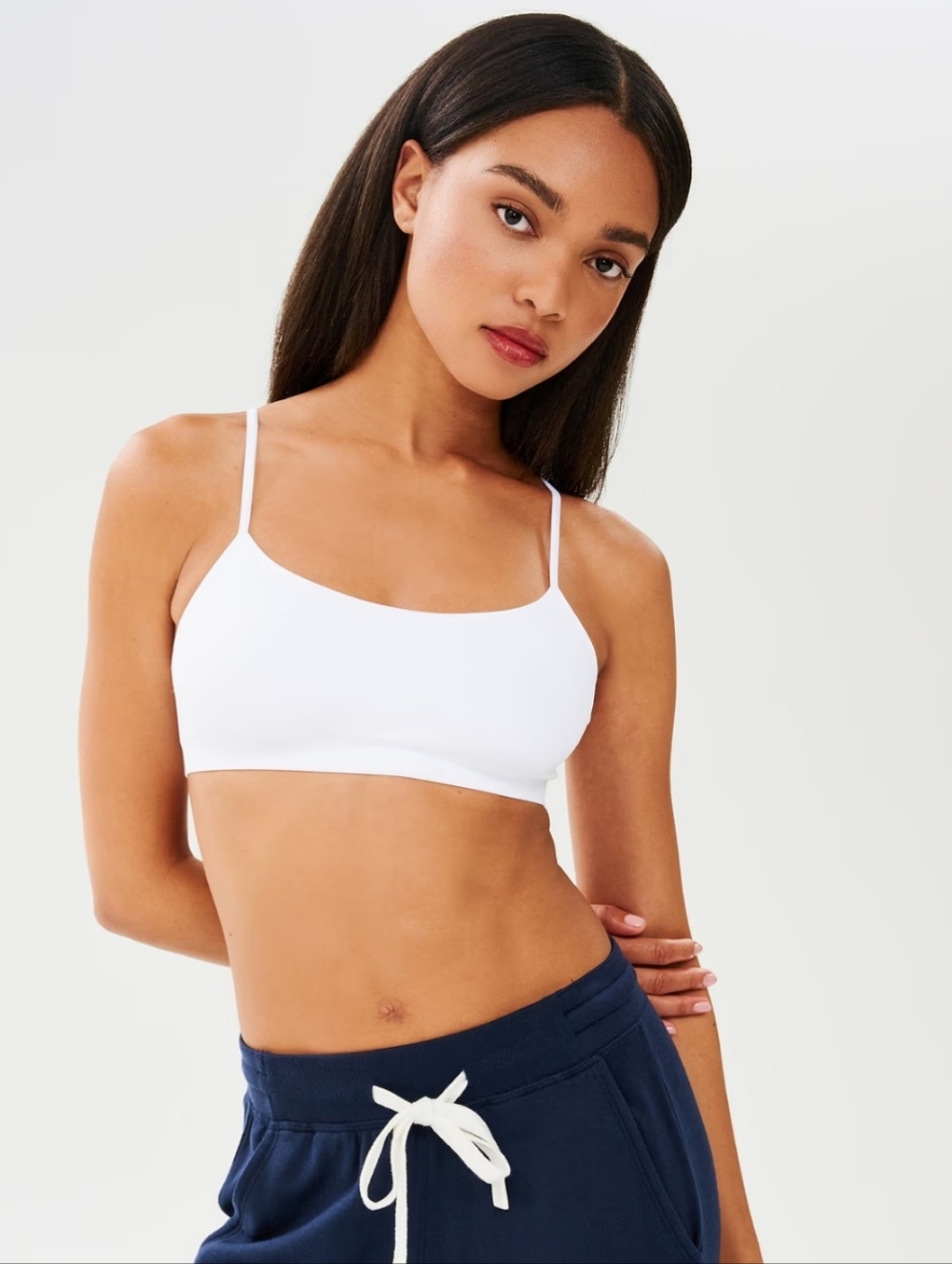 SPLITS59 LA Women's Loren Seamless Bra White XS/S